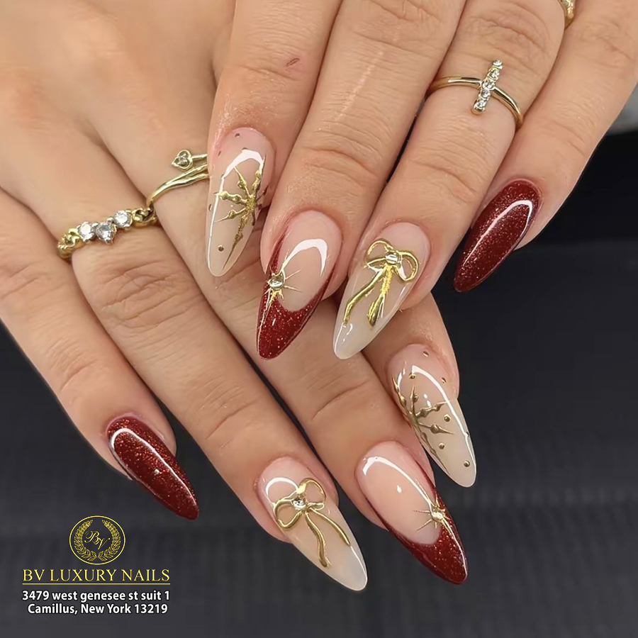 BV Luxury Nails nail work in Syracuse, New York